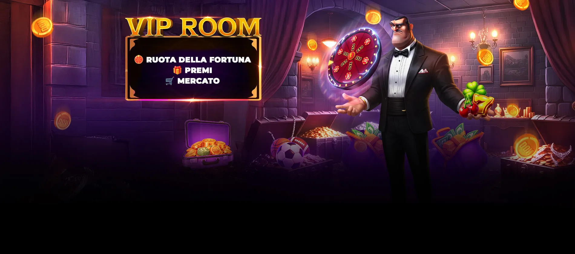 Donbet casino VIP Room: ruota della fortuna, premi e mercato